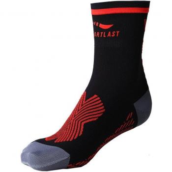 Sportlast Pro Calcetines de Tenis, Negro / Rojo, M