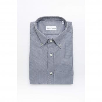 Robert Friedman Blue Cotton Shirt - IT44 | XS