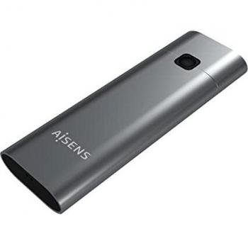 AISENS - ASM2-021GR - Carcasa Externa para M.2 SSD NVME A USB3.2 GEN2, Gris