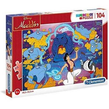 Clementoni Aladdin Disney Princess Puzzle Suelo, 104 Piezas, Multicolor, 104pezzi