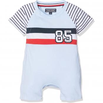 Tommy Hilfiger Badge Colorblock Shortall S/S, Body Para Bebés, Azul