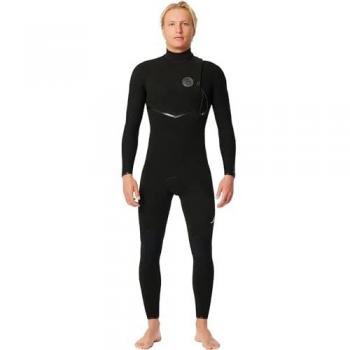Rip Curl Traje De Neopreno E-Bomb 2/2 Mm Con Cremallera Larga Y Manga Libre - Color Negro, Talla MS