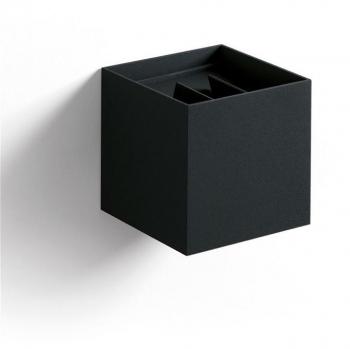 Aplique LED BEAM IP54 2x3w 2x290lm 3000K Negro