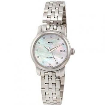 Mido orologio Baroncelli Lady Twenty Five automatico 25mm Madreperla e diamanti M039.007.11.106.00