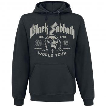 Black Sabbath The End Grim Reaper Hombre Sudadera con Capucha Negro M