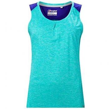 Berghaus Voyager Camiseta de Tirantes, Mujer, Spectrum Blue/Ceramic, 16