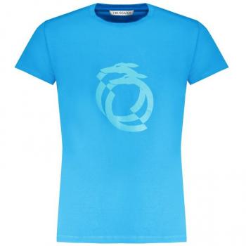 Trussardi Light Blue Cotton T-Shirt - XL