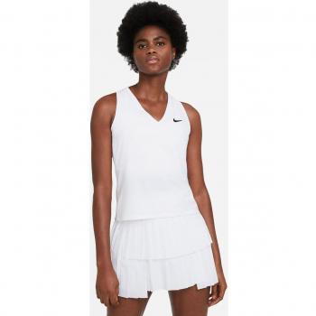 Nike Court Victory Camiseta de Tirantes para Mujer, Color Blanco, Talla XL