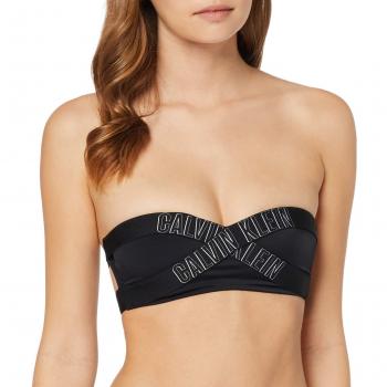 Calvin Klein Bandeau-RP Parte de Arriba de Bikini, Negro
