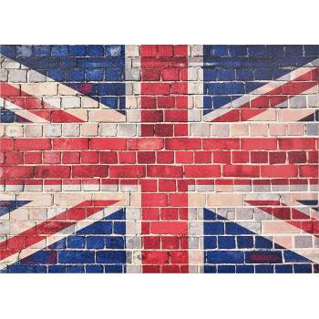 Innova fp07430 lienzo (imprimido, diseño de Union Jack Wall lienzo/madera azul/Beige/Rojo 48,0 x 68,0 x 1,0 cm)
