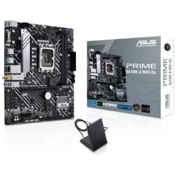 ASUS PRIME H610M-A WIFI D4 Intel LGA 1700 Micro ATX Motherboard with DDR4, VGA, HDMI, DisplayPort, Wi-Fi, PCIe 4.0, and Dual M.2 Slots
