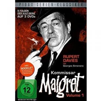 Kommissar Maigret, Vol. 1 / 9 Folgen der legendären Kultserie mit Rupert Davies nach dem Romanen von Georges Simenon