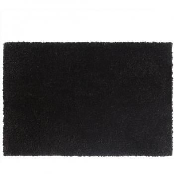 Felpudo de fibra de coco negro 40x60 cm
