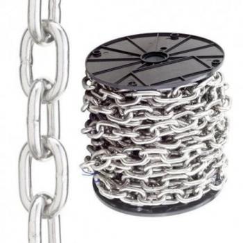 Cadena En Rollo Zincada de 2mm con 111 Metros de Longitud para Uso Doméstico - Protección Contra Óxido