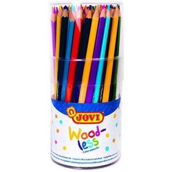 Lápices de colores Jovi Woodless bote de 84 unidades