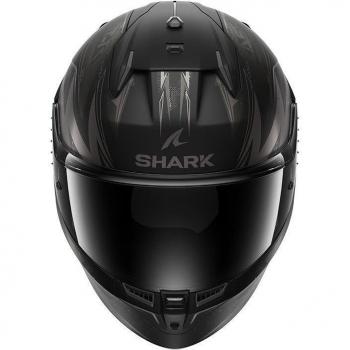 Casco de Moto Integral D-Skwal 3 Blast-R Shark Negro Gris Mat Antracita