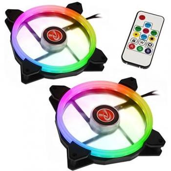 Raijintek 0R400049 - Ventilador para PC, Color Negro y Rojo