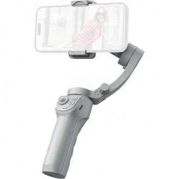 Estabilizador de Gimbal Klack M01 de 3 Ejes con Luz de Relleno, Estabilizador de Mano Anti Vibraciones para Smartphone con Trípode Plegable, Toma de Fotos desde el Teléfono Móvil