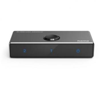 Conmutador HDMI 8K Bidireccional Hama, 1 Entrada 2 Salidas / 2 Entradas 1 Salida