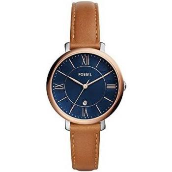 Fossil Women's Analog Quartz Watch with Leather Strap ES4274