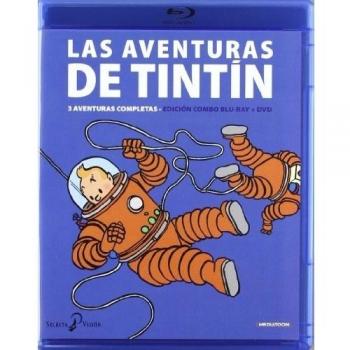 Tintin 3 Aventuras Integrales Bd Combo Vol 5: Tintin Y El Oro Negro/Objetivo La Luna/Aterrizaje En La Luna [Blu-ray]