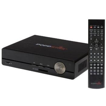 Poppstar MP30R-DBVT - Reproductor multimedia con posibilidad de incorporar disco duro SATA de 3.5, negro