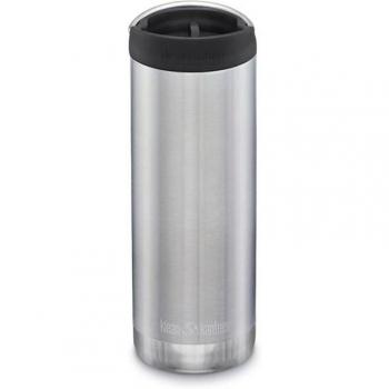 Klean Kanteen - Botella térmica Insulated TKWide de 16oz con tapón Café Cap y diseño elegante
