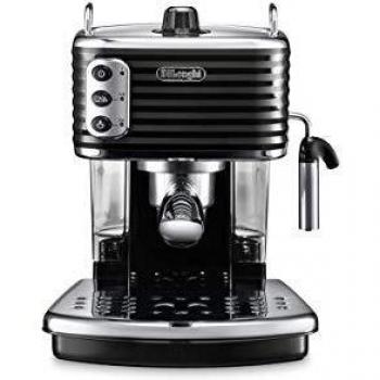 DeLonghi ECZ351.BK Cafetera Semi-automática, Independiente, 1100 W, 1.4 L, acero inoxidable, negro y gris