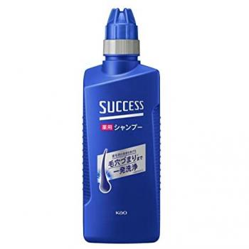 Kao Success Medicated Normal Shampoo 400ml - Aqua Citrus Fragrance, One-Shot Odor Cleaning