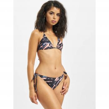 Urban Classics Women's Tie Dye Bikini Set - Vintage Blue/Papaya