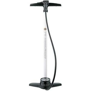 SKS Luftpumpe Airkompressor 12.0, Multivalve-Schlauchanschluss-WhiteEdition Inflador de Taller para Bicicleta, Unisex Adulto, Blanco