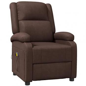 Sillón de Masaje Marrón en Similpelle