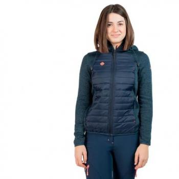 Chaqueta Forro Polar con Capucha Izas Navasa W Marino