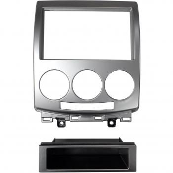 Autoleads FP-26-02 - Soporte DIN para Radio de Coche, Color Gris