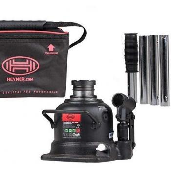 HEYNER - Gato de Botella - Gato Hidráulico - para Coche - Premium - 2 Niveles - Extra Plano - 10 t