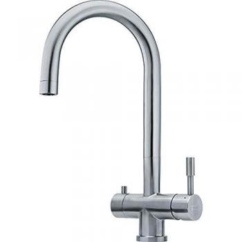 Franke 120.0179.979 Grifo de Cocina con Sistema de filtración de Agua, Acero Inoxidable