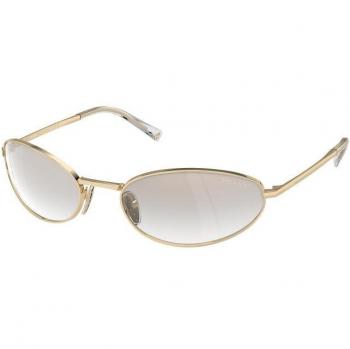 Prada PR A59S 14N7H1 Women's Round Gold Sunglasses Size 59