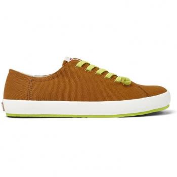 CAMPER Peu Rambla Vulcanizado Men's Sneakers in Brown