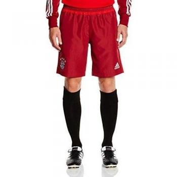 adidas FCB WOV SHO WB - Pantalón corto para hombre, color rojo / blanco / negro, talla S