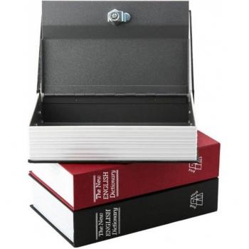 Caja Fuerte Libro Portátil 26,5x6,5x20 Cm Llaves