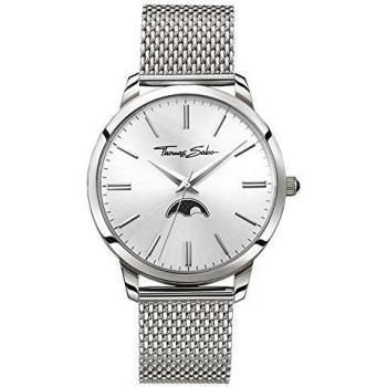 Thomas Sabo Men-Watch Rebel Spirit Moonphase silver Analog Quarz WA0324-201-201-42 mm