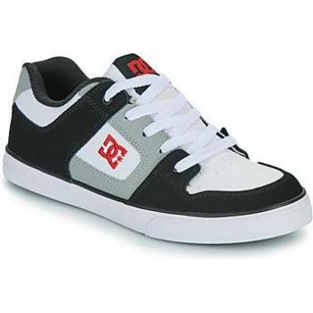 Zapatillas de niños DC Shoes Pure - Blancas, Negras y Rojas