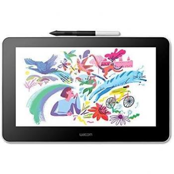 Wacom One Creative Pen Display de 13.3 con Software Incluido para Esbozo y Dibujo en Pantalla, 1920 x 1080 Full HD, Colores Vivos y lápiz Digital preciso, óptima para Oficina en casa y e-Learning
