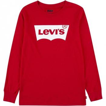 Levi's ® Kids Camiseta De Manga Larga Batwing - Camiseta de manga larga para niños, diseño clásico, logo icónico en el pecho, 100% algodón, ajuste cómodo y transpirable