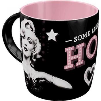 Nostalgic-Art Taza de café retro, Marilyn – Some Like It Hot – Idea de regalo para los aficionados al cine, Diseño vintage, cerámica, 330 ml