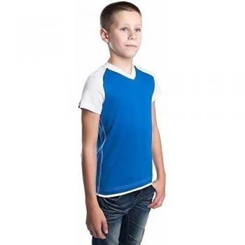 Promo Kid - Camiseta, color azul/blanco, tamaño mediano