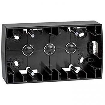 Caja de Superficie Alta 2 Elementos Simon 82 Grafito 82761-38