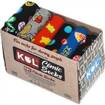 Pack 6 Calcetines con puño anti-presión de caña alta KL9001 para mujer