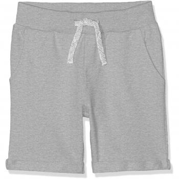 Name IT NOS Nkmvermo Long Swe Shorts UNB Noos Pantalones Cortos, Gris Grey Melange, 122 para Niños