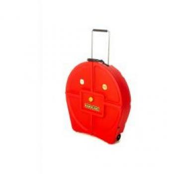 Hardcase 9-Piece 22 Cymbal Case with Dividers - Red